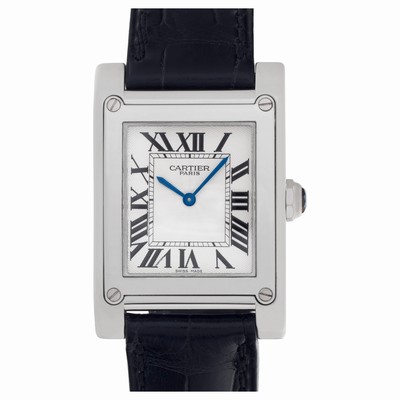 Cartier W1539951P Tank Manual Unisex Platinum