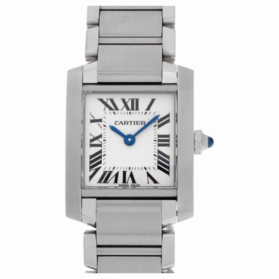 Cartier W51008Q3 Tank Francaise Quartz Female Stainless Steel
