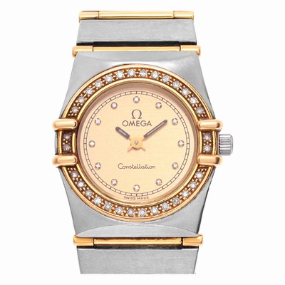 Omega 6104/465.36 Constellation Quartz Female 18k gold & Stainless Steel