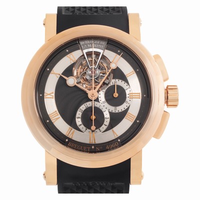 Breguet 5837br/92/5zu Marine Automatic Male 18k rose gold