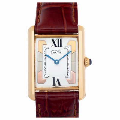 Cartier Cartier 1327 Tank Quartz Female 18k yellow gold