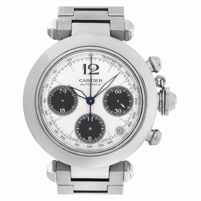 Cartier W31048M7 Pasha Automatic Male Stainless Steel