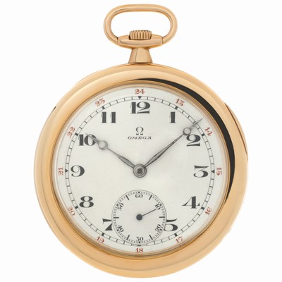 Omega Omega 3863 pocket watch Manual Unisex 18k yellow gold