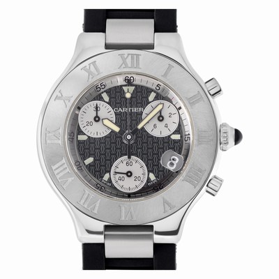 Cartier W10125U2 Chronoscaph 21 Quartz Unisex Stainless Steel