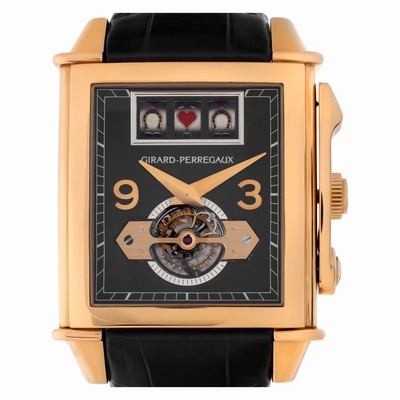 Girard Perregaux 99720-52-651-BAGA Vintage 1945 Manual Male 18k rose gold