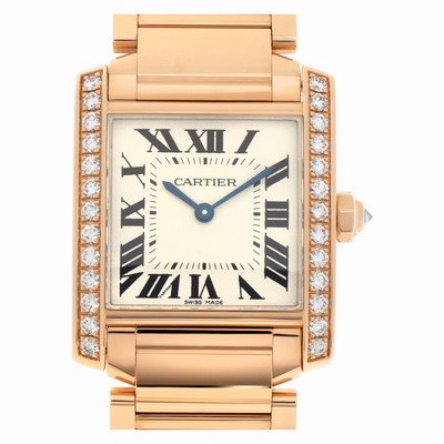 Cartier WJTA0023 Tank Francaise Quartz Female 18k rose gold