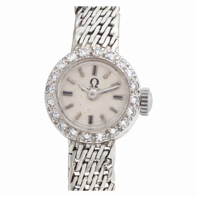 Omega Omega 3862 Cocktail Manual Female 14k White Gold