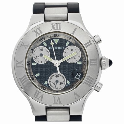 Cartier W10125U2 Chronoscaph Quartz Female Stainless Steel