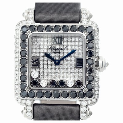 Chopard 27/6730-50 Happy Sport Quartz Female 18k White Gold