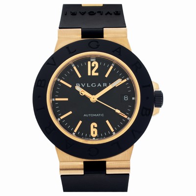Bvlgari AL38G Diagono Automatic Male 18k yellow gold