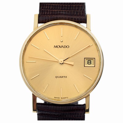 Movado 51157 Classic Quartz Male 14k yellow gold