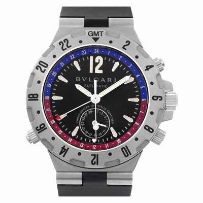 Bvlgari gmt40s Diagono Automatic Male Stainless Steel