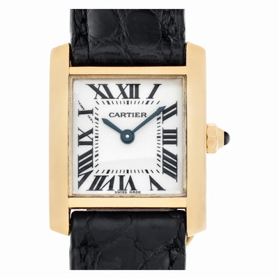 Cartier 2385 Tank Francaise Quartz Female 18k yellow gold