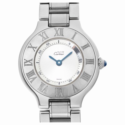 Cartier W10109T2 Must 21 Quartz Female Stainless Steel
