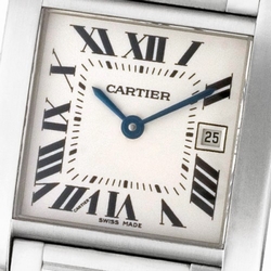 Cartier W51011Q3 Tank Francaise Quartz Unisex Stainless Steel