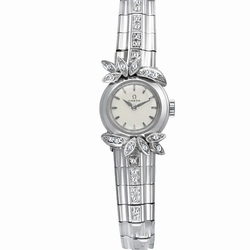 Omega Omega 3888 Cocktail Manual Female 18k White Gold
