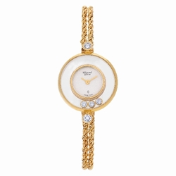 Chopard 4049 Happy Diamond Quartz Female 18k yellow gold