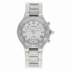 Cartier W10184U2 Chronoscaph 21 Quartz Unisex Stainless Steel