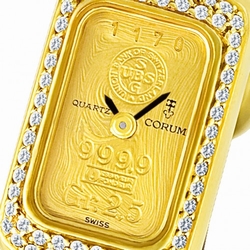Corum 37300 Ingot Quartz Female 18k yellow gold
