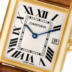 Cartier W1529756 Tank Quartz Male 18k yellow gold