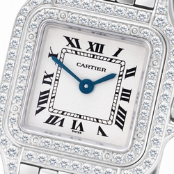 Cartier 1660 Panthere Quartz Female 18k White Gold