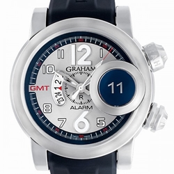Graham 2SWASGMT.S01A Alarm GMT Automatic Male Stainless Steel