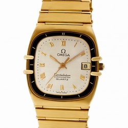 Omega 1431 Constellation Quartz Unisex 18k yellow gold