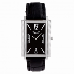 Piaget GOA30161 Black Tie Manual Male 18k White Gold