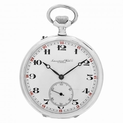 IWC 761566 pocket watch Manual Male Silver
