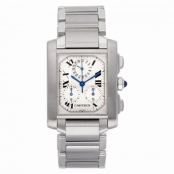 Cartier W51001Q3 Tank Francaise Quartz Male Stainless Steel