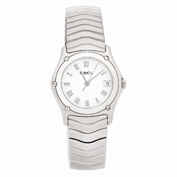 Ebel 9087F21 Classic Wave Quartz Female Stainless Steel