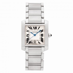 Cartier W51002Q3 Tank Francaise Automatic Male Stainless Steel