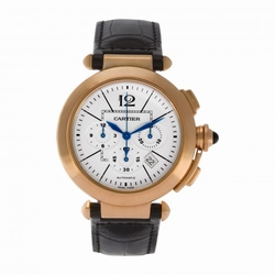 Cartier w3019951 Pasha Automatic Male 18k Pink Gold