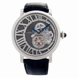 Cartier W1556214 Rotonde Manual Male 18k White Gold