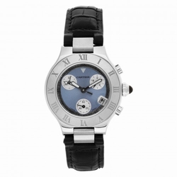 Cartier 2996 Chronoscaph 21 Quartz Unisex Stainless Steel