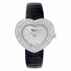 Chopard 5631 Heart Quartz Female 18k White Gold