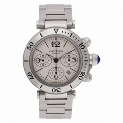 Cartier W31089M7 Pasha Seatimer Chrono Automatic Male Stainless Steel