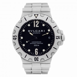Bvlgari SD38 S Diagono Automatic Unisex Stainless Steel