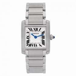 Cartier W51008Q3 Tank Francaise Quartz Female Stainless Steel
