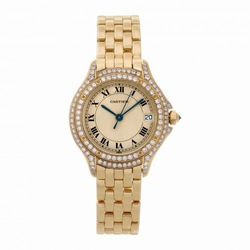 Cartier C887907 Cougar Quartz Female 18k yellow gold