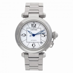 Cartier w31074M7 Pasha 35 Automatic Female Stainless Steel