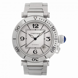 Cartier w31080m7 Pasha Seatimer Automatic Male Stainless Steel