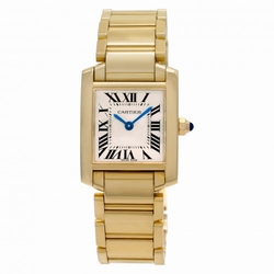 Cartier W50002N2 Tank Francaise Quartz Female 18k yellow gold