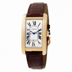 Cartier W56033156 Tank Americaine Automatic Unisex 18k Yellow Gold