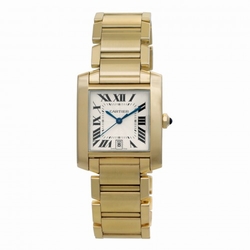Cartier W50001R2 Tank Francaise Automatic Male 18k yellow gold