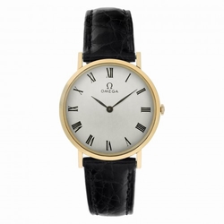 Omega D6672 Classic Manual Male 14k yellow gold