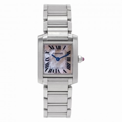 Cartier W51028Q3 Tank Francaise Quartz Female Stainless Steel
