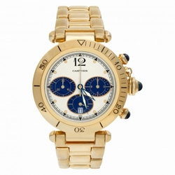 Cartier 30009 Pasha Quartz Male 18k yellow gold