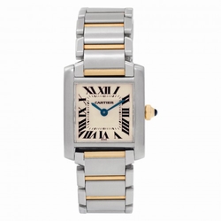 Cartier W51007Q4 Tank Francaise Quartz Female Stainless Steel