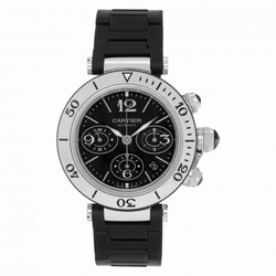 Cartier W31088U2 Pasha Seatimer Chrono Automatic Unisex Stainless Steel